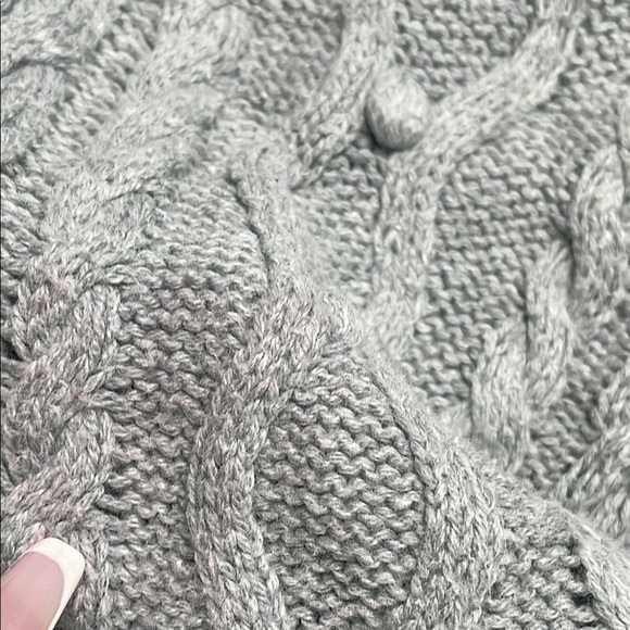 MISS MONA MOUSE Gray Knit Kids Dress - Picture 8 of 9